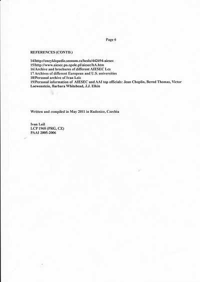 AIESEC HISTORY 6
