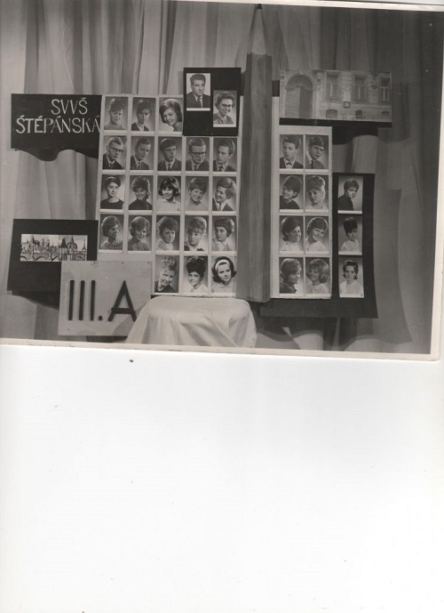 Maturitní tablo 1964
